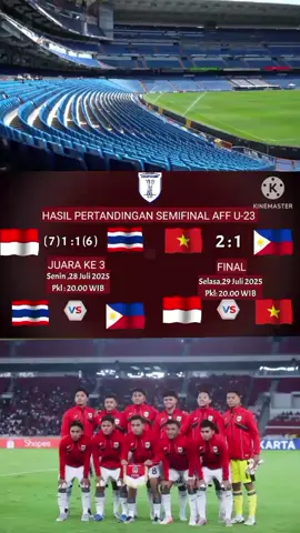 Hasil pertandingan timnas  Indonesia U-23 vs  Thailand U-23,dan jadwal pertandingan partai final AFF U23 2025, antara Indonesia U23 vs Vietnam. #indonesiau23vsthailandu23  #vietnamu23vsfilipinau23  #indonesiau23vsvietnamu23  #thailandu23vsfilipinau23  #affu23indonesia2025 