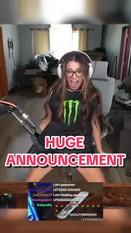 AHHHH!! Now sponsored by @Monster Energy!!!! 🥹💚 #sweeettails #gaming #GamerGirl #streaming #MonsterEnergyBrandPartner 