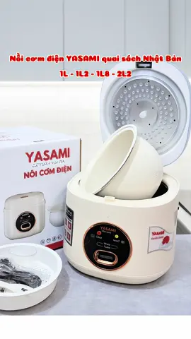 Nồi cơm điện YASAMI quai xách Nhật Bản, lòng nồi niêu phủ men chống dính gốm sứ cao cấp#giadung #thietbigiadung #mọingười #nồi #nồicơmđiện #nồicơm #noicomquaixach 