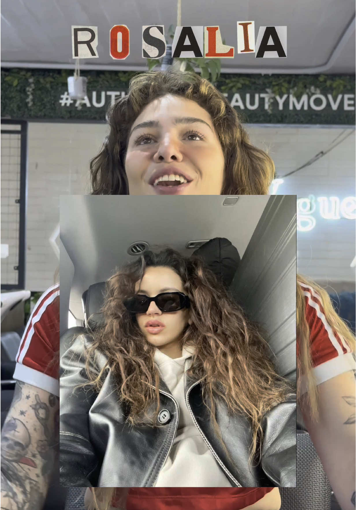 ¡Rosalia es top! Incluyendo su melena, nos encanta que siempre está al natural, larga e impoluta 🖤✨ @Pame Voguel  #rosalia #larosalia #pamevoguelstudio #hairstyle #peluqueria #historia 