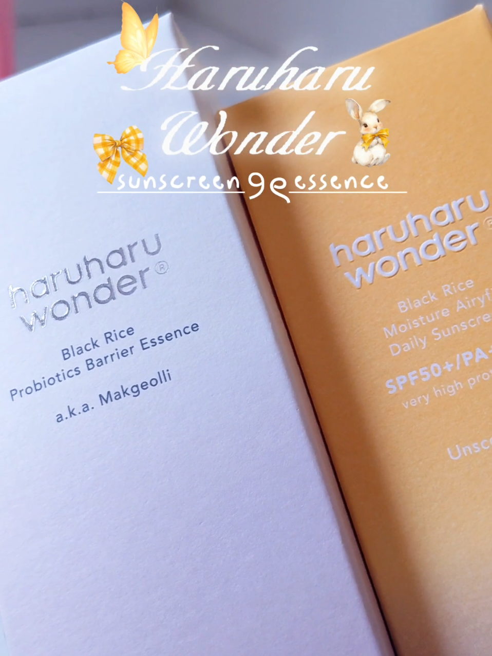 Been using the HaruHaru Wonder sunscreen and essence lately — and honestly? They just work 💛 The sunscreen’s lightweight, no white cast, no weird smell. Just simple and reliable. The essence feels fresh, like a little reset for my skin every time I use it🤍 You can find both on YesStyle — code SNOWBUNN1 if you wanna save a little ✨🛍️ Thank you @haruharu wonder @YesStyleInfluencers  #haruharuwonder #yesstyleinfluencers #review #wonyoungism #wonyoung #aesthetic #viraltiktok 