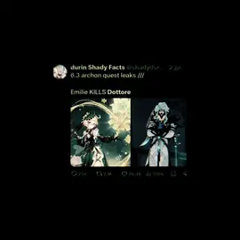 And we all know shes coming for all the others fatui next #genshin #genshinimpact33 #genshin  #impact #genshinedit #genshinimpactedit #emilie #emilieedit #genshinemilie #emiliegenshinimpact #dottore #dottoreedit #dottoregenshinimpact #hsr #HonkaiStarRail #honkaiimpact3rd #zzz #zenlesszonezero 