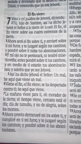 Ezequiel 7❤️🙏🏽 #palabradedios #fyp #elfin #endofdays #queestapasando #eltiempoviene 