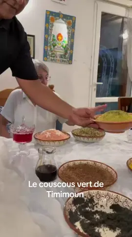 Le couscous vert de Timimoun #CultureAlgérienne #FiertéAlgérienne #couscous 