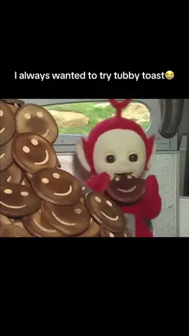 The made it look so good. I always wanted to try Tubby Toast from the @Teletubbies HQ  #teletubbies #pbskids #90sthrowback #90skids #millennialsoftiktok #y2knostalgia #nostalgiacore 