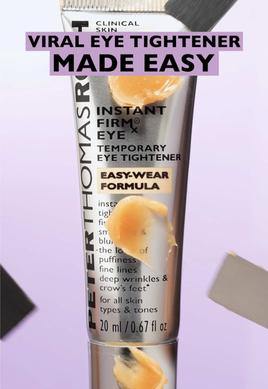 You asked, Peter Thomas Roth listened. Everyone’s favorite eye tightener is now better than ever! NEW Instant FIRMx® Eye Easy-Wear Formula leaves no white residue and comes with a bonus brush for easy application. Get yours now on #TikTokShop! #PeterThomasRoth #FIRMxEyeMadeEasy #InstantFIRMx #FIRMx #FIRMxEye 