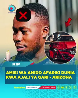 BREAKING NEWS : 🇺🇸 Taarifa Kwa Umma.!!🕯️ Kijana Aliye Fahamika kwa Jina La #Rigo ( Amisi Amido ) Amefariki Dunia Leo Mchana Uko State ya #ARIZONA Kwenye Ajali Ya GARI 🚘 Kijana Ni Mbembe Wa Baba Na Mama … ^  ‘Marehemu Ameishi Duniani Miaka 21” Tu More Updates Utazipata Hapa GA Power TV  GA POWER TV Tunatowa Pole Kwa Ndugu Jamaa Na Marafiki Kwa Msiba Huu Mkubwa Pia Na Jamii Nzima Ya Wabembe Hapa Nchini Marekani ..!! ) Rest In Peace #RIGO ….) 💔🪦 #SIDEBOY ( ✍️ @side_mnyamwezi1 ) #gapowerdigital #GAPOWERTV #restinpeacerigo