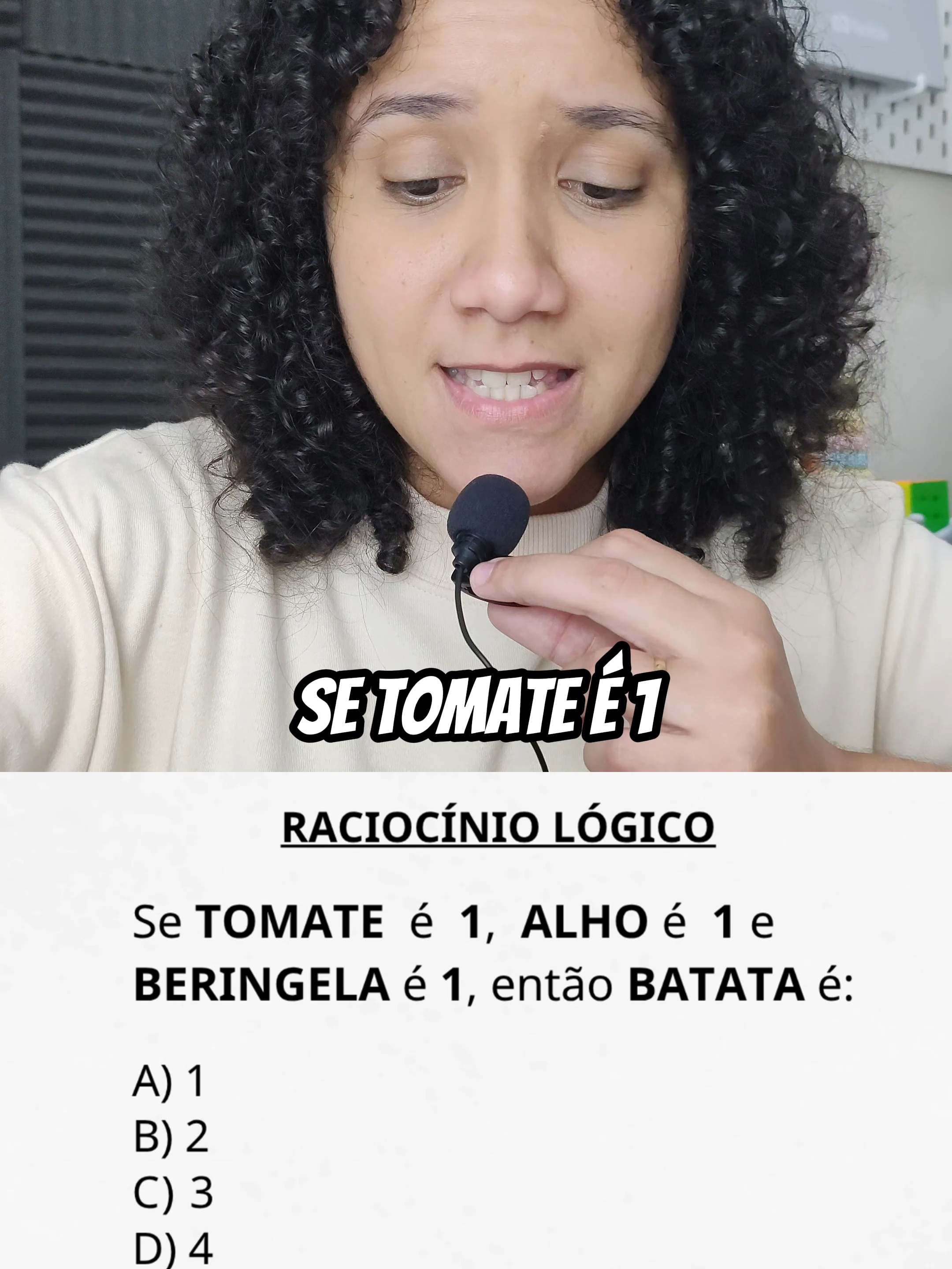 Qual a resposta? #raciociniologico