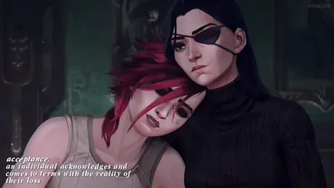 the 5 stages of grief in arcane | #arcane #arcaneleagueoflegends #grief #jinx #caitlynkiramman #jaycetalis 