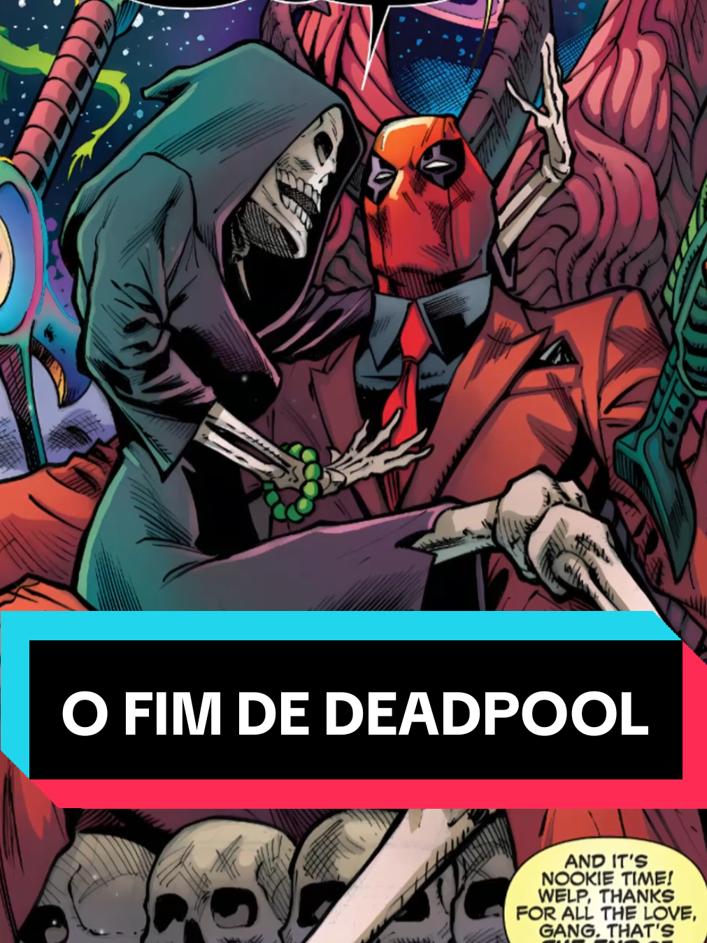 O FIM de DEADPOOL 🤯 #deadpool #wadewilson #marvel #quadrinhos #hq 