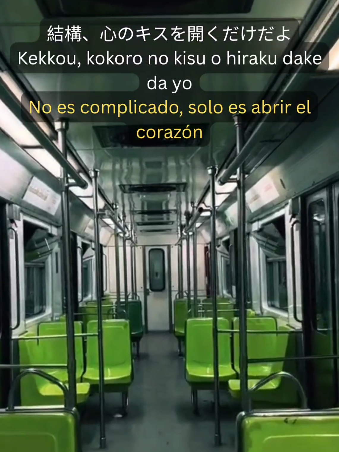 No es complicado, sólo es abrir el corazón  #frasesmotivadoras #japones #metro #mexico #japon #asia 