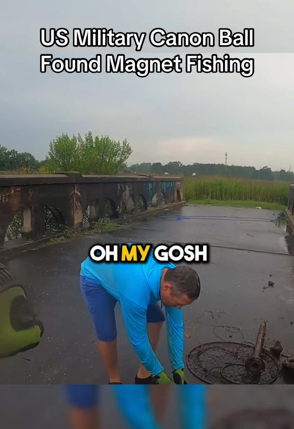 That’s crazy😳 #fishing #magnetfishing #Outdoors #ammo #fyp 