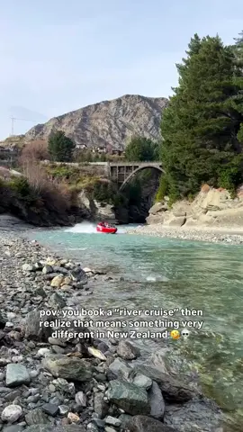 River cruises in New Zealand are different 😅💀 📍Shotover Jet, Queenstown, New Zealand #FEEL100inNZ #NZMustDo #NZBucketList #NewZealand #Queenstown