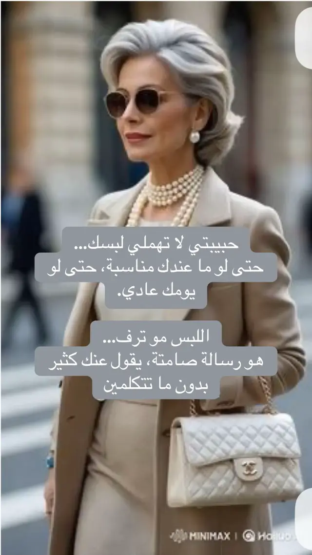 #أناقة_الروح #اللبس_وعي #أنوثة_واعية #اللبس_المحتشم #بعد_الخمسين #ذوقك_يعبر_عنك #ألوانك_تتكلم