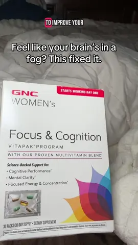 Brain fog? Zero energy? This changed everything. Don’t wait to feel like yourself again. #BrainBoost #WomensWellness #FocusAndClarity #MentalEnergy #TikTokMadeMeBuyIt