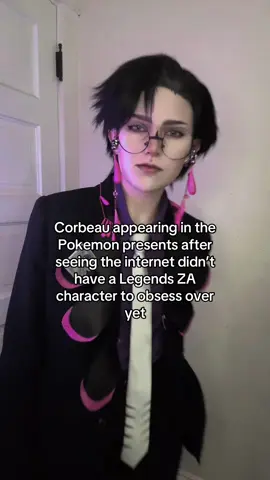I LOVE HIM SM I NEED TO SEE MORE OF HIM NOW #corbeaucosplay #pokemonlegendsza #pokemoncosplay #pokemonlegendszacosplay #corbeaupokemon #pokemon #pokemonpresents 