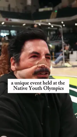 The Weirdest Sport You'll Ever See 🥴 This is the weirdest sport you'll ever see. The sport is called nose-pulling, a unique event held at the Native Youth Olympics, where two participants sit facing their back to each other with a rope tied around their faces. And the goal is to push as hard as possible to make their opponent tap out. And that's why... #viral #fyp #fypシ゚viral #fypシ #trending 