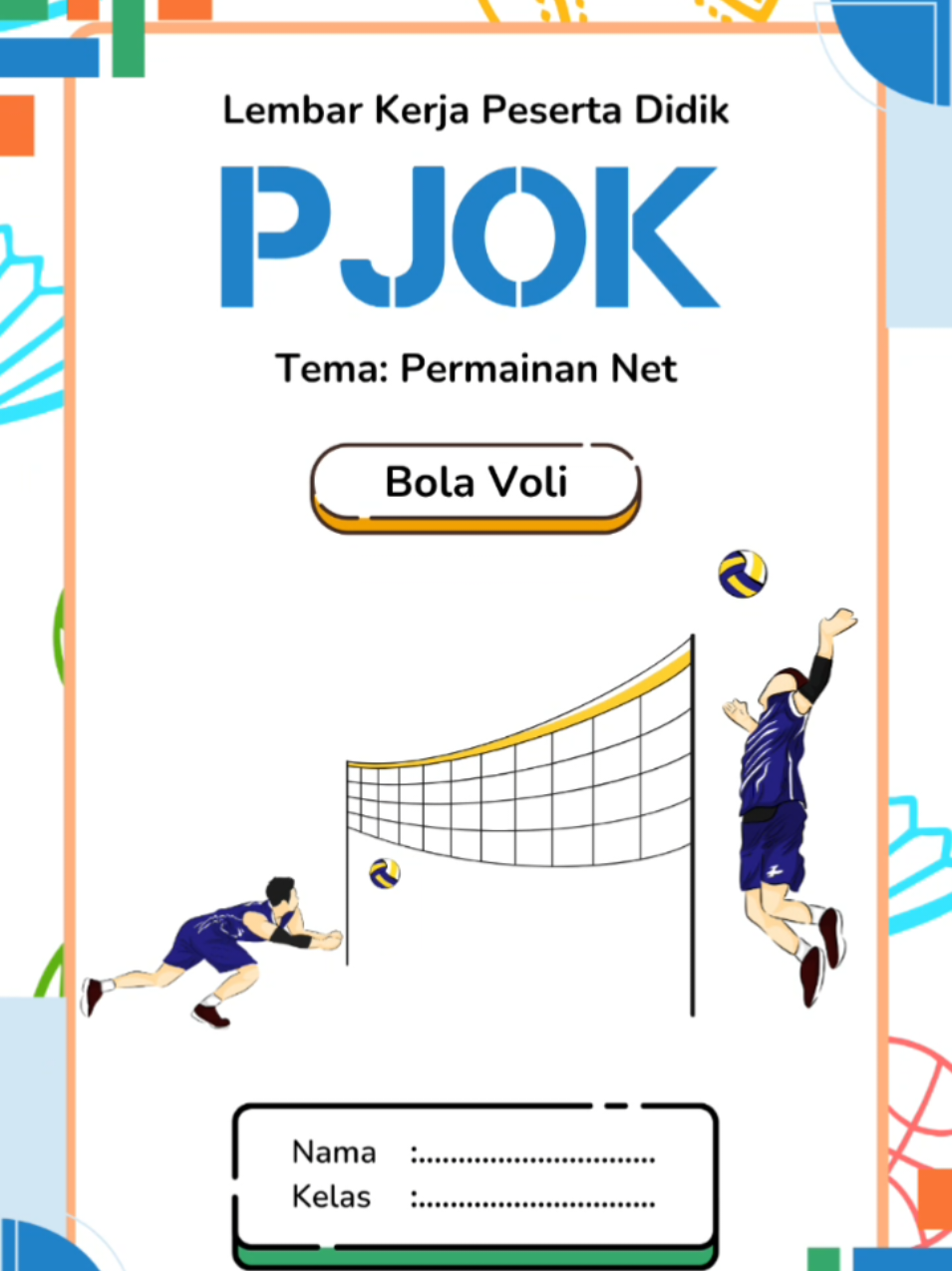 LKPD PJOK SMP kelas 9 Materi Bola Voli #foryou #fyp #lkpd #lkpdpjok #pjok #pjoksmp 