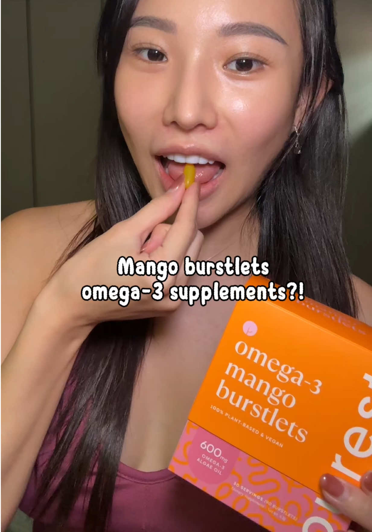 Omega-3 but no fishy nonsense 🥭😍 These mango burstlets from @thepurestco are sooo easy to take!! Just chew and burst, no water needed. Brain, heart, eyes — all settled in 3 soft gels per serving!  Kid-safe, parent-friendly, zero stress. I actually look forward to taking these 😆