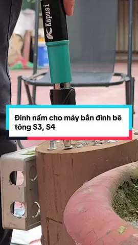 Đinh nấm cho máy bắn đinh bê tông S3, S4 #dungcudien #maybandinhhatno #dinhhatno 