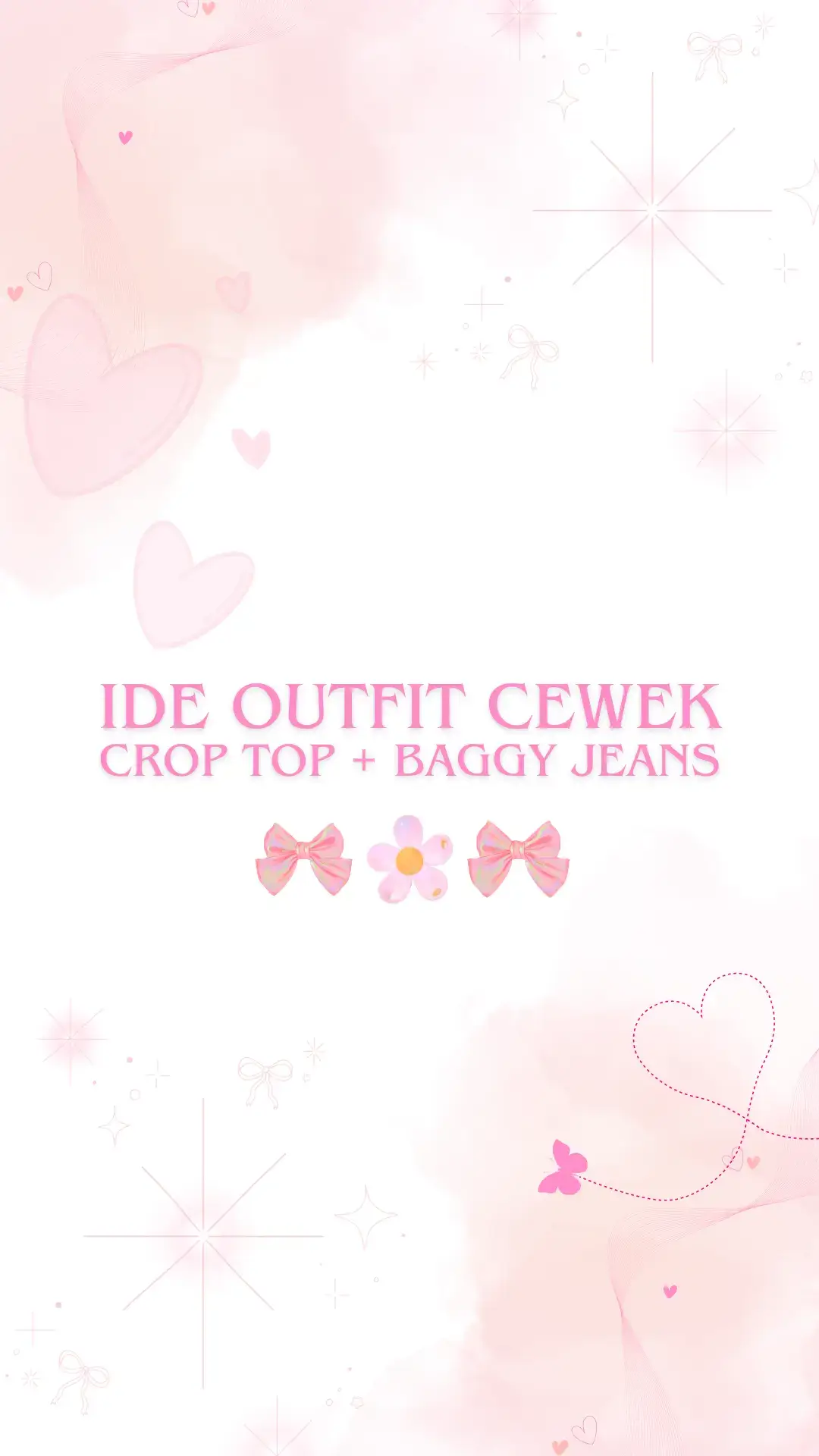 Crop top + baggy jeans = kece badaiii #ideoutfitwanita #ideoutfit #outfitideas #outfitcewe #rekomendasibaju #outfit #ootdkekinian #OOTD #rekomendasioutfit 