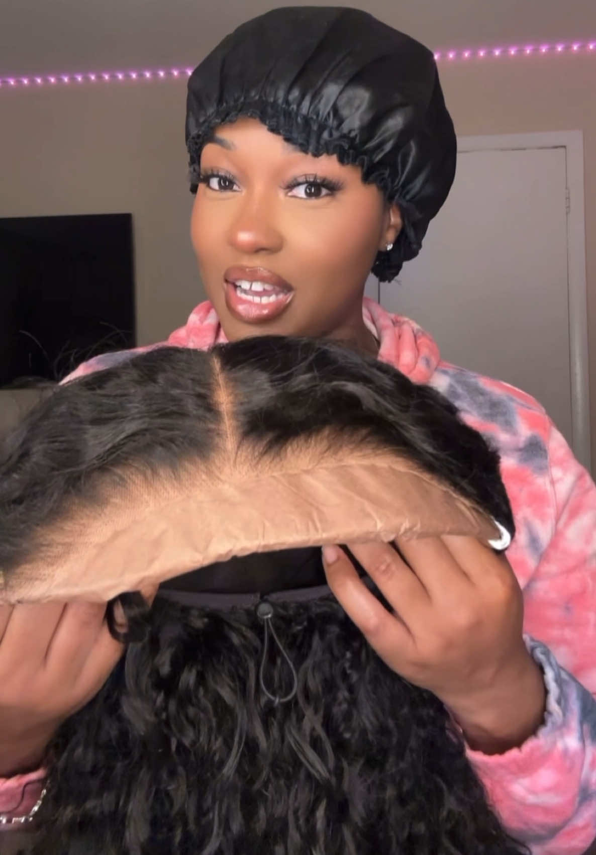 😌 @UNice Hair @UniceHairCo #unicepreeverythingfrontalwig #preeverythingwig #magiceartab #unice #waterwave #curlyhair #fypシ #wigtutorial 