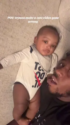 Father Son Duo gone wrong #fyp #viral #baby #spitup #son #father 