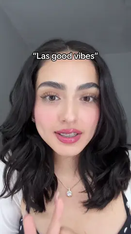 Están confundiendo términos con lo de “las good vibes” esto lo subí por stories pero por aquí también lo dejo 👄
