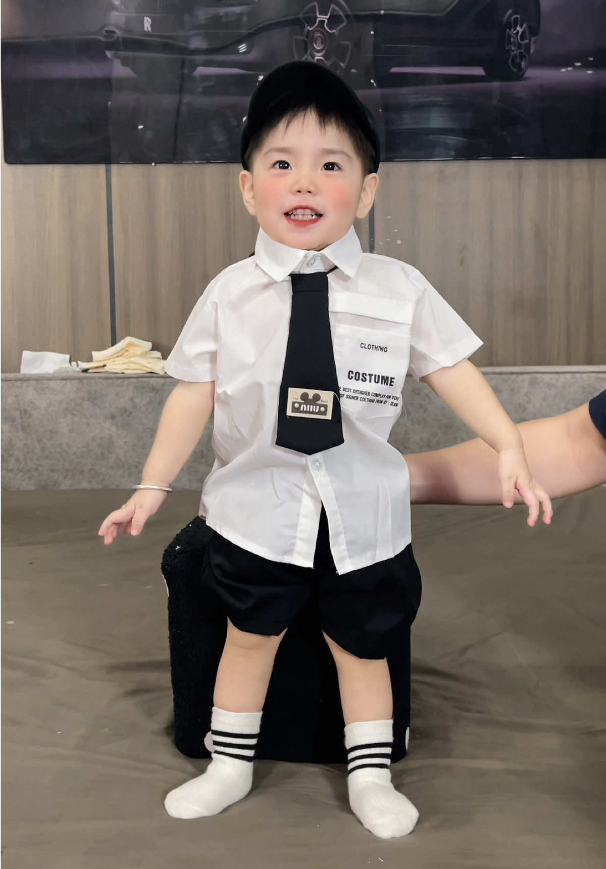 Đẹp traii coá gì saii nạ , Set sơmi cà vạt rời cho bé nha các mẹ ơii #giadinhbap🌽 #dohechobe #dobochobeyeu #sơmichobe 