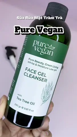 Sữa rửa mặt Pure Vegan#skincare #myphamthuanchay #purevegan 
