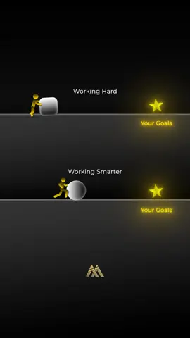 Work smart, it’s not about pushing harder, it’s about pushing right.