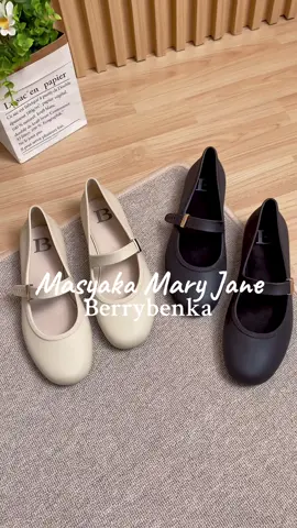 Flatshoes masyaka mary jane finally restock lagi😍‼️  #berrybenka #berrybenkashoes #berrybenkasepatusandal #racuntiktok #shoes #fashion #OOTD #fypviral #fyp #LIVEhighlights #TiktokLIVE #LIVE #masyakamaryjane 