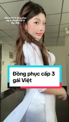 Sắp tựu trường lại rồi , còn ai thắc mắc về áo dài k nè🙈😙#baoni #xuhuong #GlowUp #aodai 