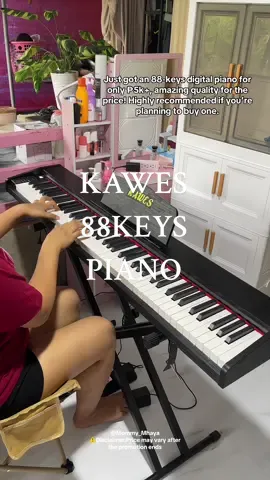 Introducing the new release 88keys digital Piano with Touch sensitive from KAWES, Super worth it for it’s price!🥰 #kawes #digitalpiano #electricpiano #pianoforbeginners #88keyspiano #fyp 