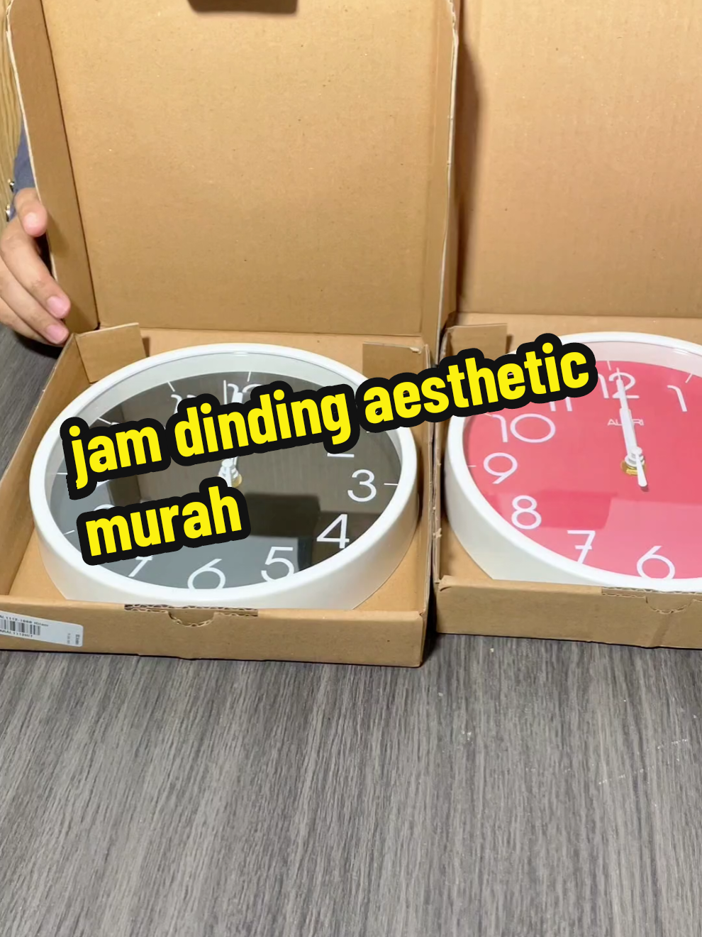 bagus banget jam dindingnya loh #jamdinding #jam #jamdindingaesthetic #jamaesthetic #jamdindingmurah 