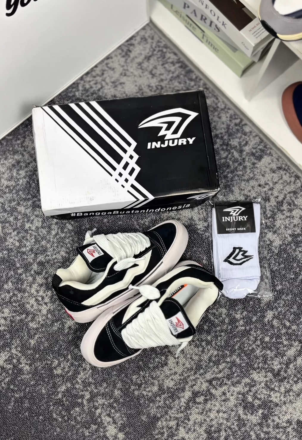 sepatu gemuk injury🔥 #sepatu #sepatugemuk #sepatugendut #brandlokal #viral 