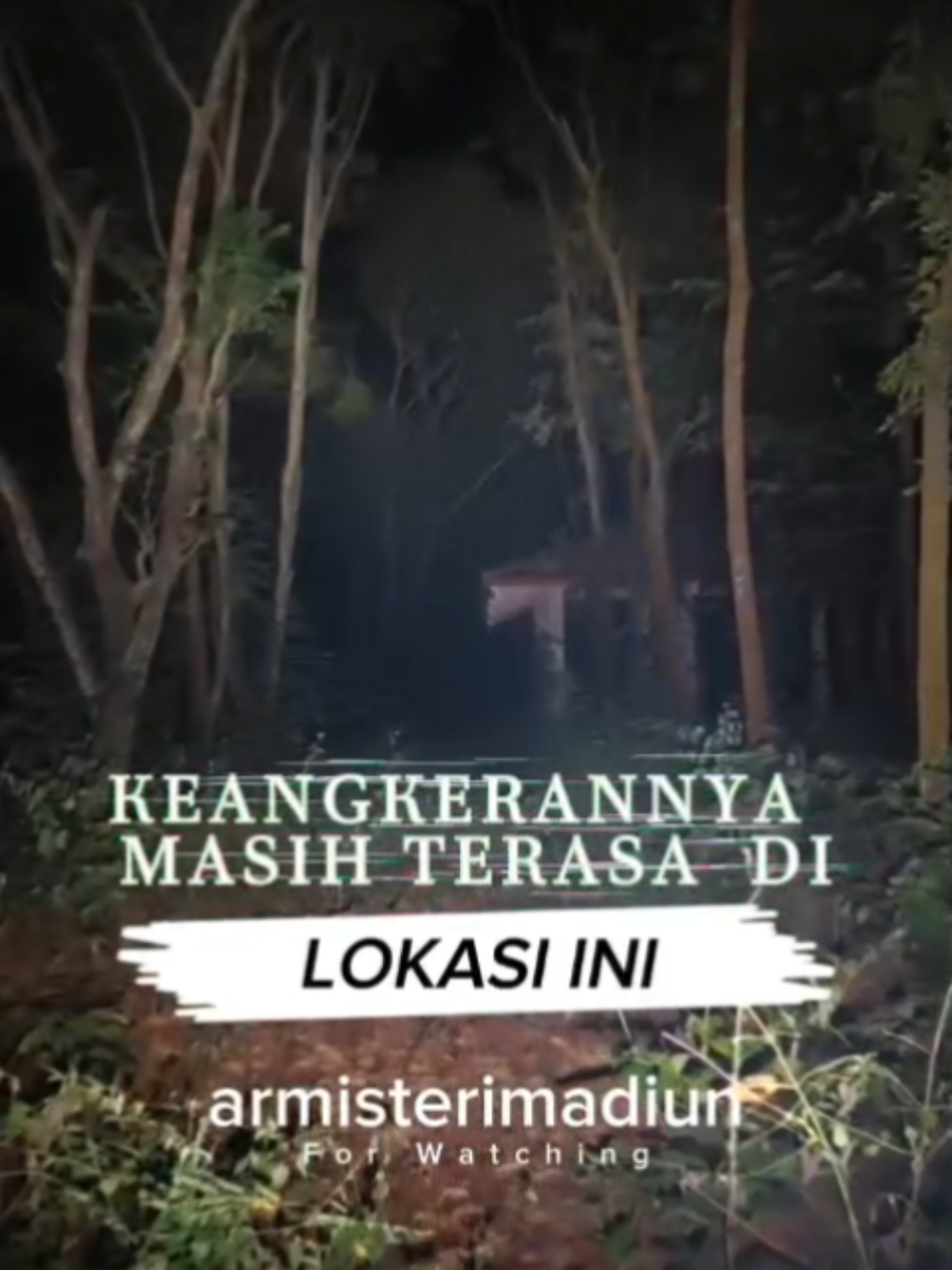 Benar2 wingit tempat ini jika di datangi sendiri..... #armisterimadiun 