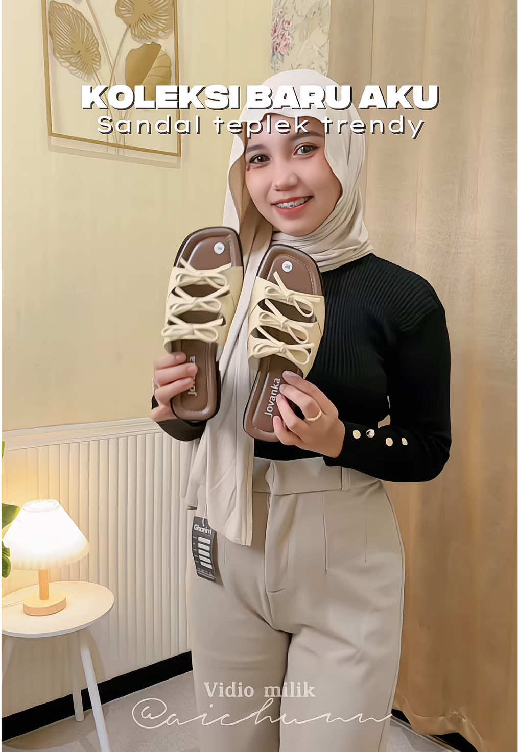 Seriusan sandalnya gasampe 40rb? #sandalteplek #sandalviral #sandalwanita #jovanka #sandalmurah 