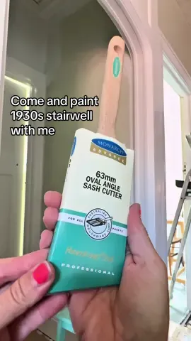 Stage 2 in the 1930s house refresh! Painting the stairwell walls in the dreamy @Lick Pink 02 — a calm, neutral colour with a subtle hint of pink undertone that adds instant warmth. Trialing the @MONARCHMANUK Monarch oval sash brush for the first time and honestly, I’m impressed — it holds loads of paint and glides on with zero brush marks 👌🏼 Good paint + good tools = pro finish and a smoother process 💪🏼 Moulding and cornice to follow once the scaffolding’s in — taking it step by step! 🪜 #1930sHouse #HomeRenovation #LickPaint #NeutralDecor #StairwellGlowUp #BrushTest #MonarchBrush #DIYDecor #pink #walls #lick #homedecor #painting #decorator #manchester #wilmslow #edwardian #artdeco #brush #femaledecorator #painttok 