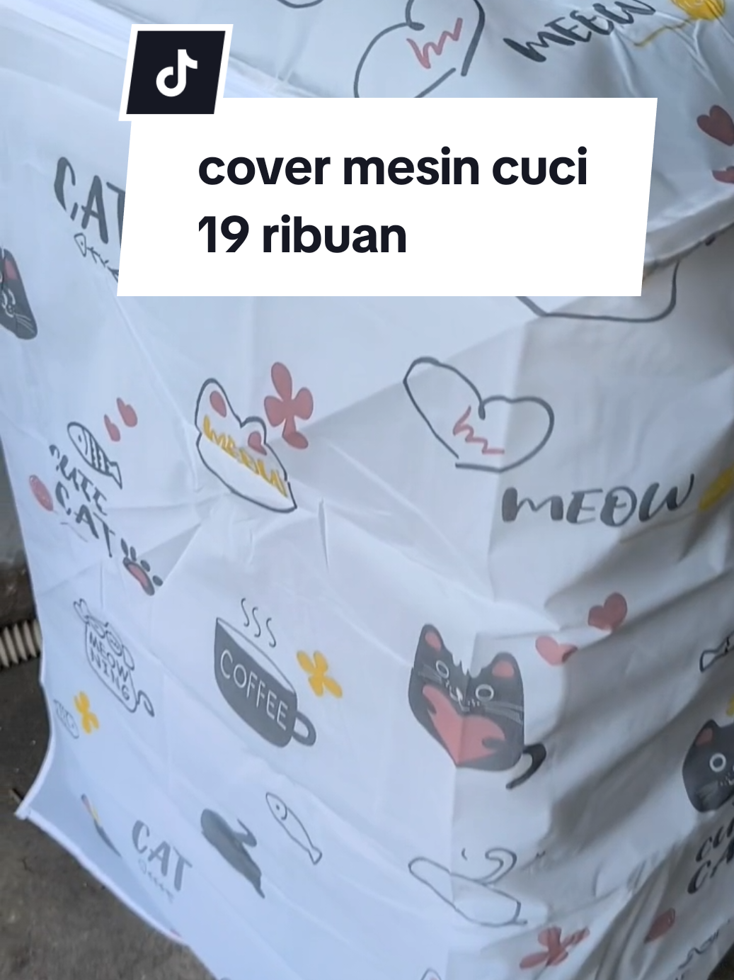 Cover mesin cuci bukaan atas #covermesincuci  #cover 