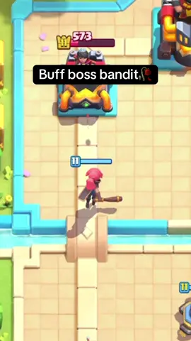 post nerf and still overpowered😐 #bossbandit #buff #nerfbossbandit #supercell #clashroyale #clash 