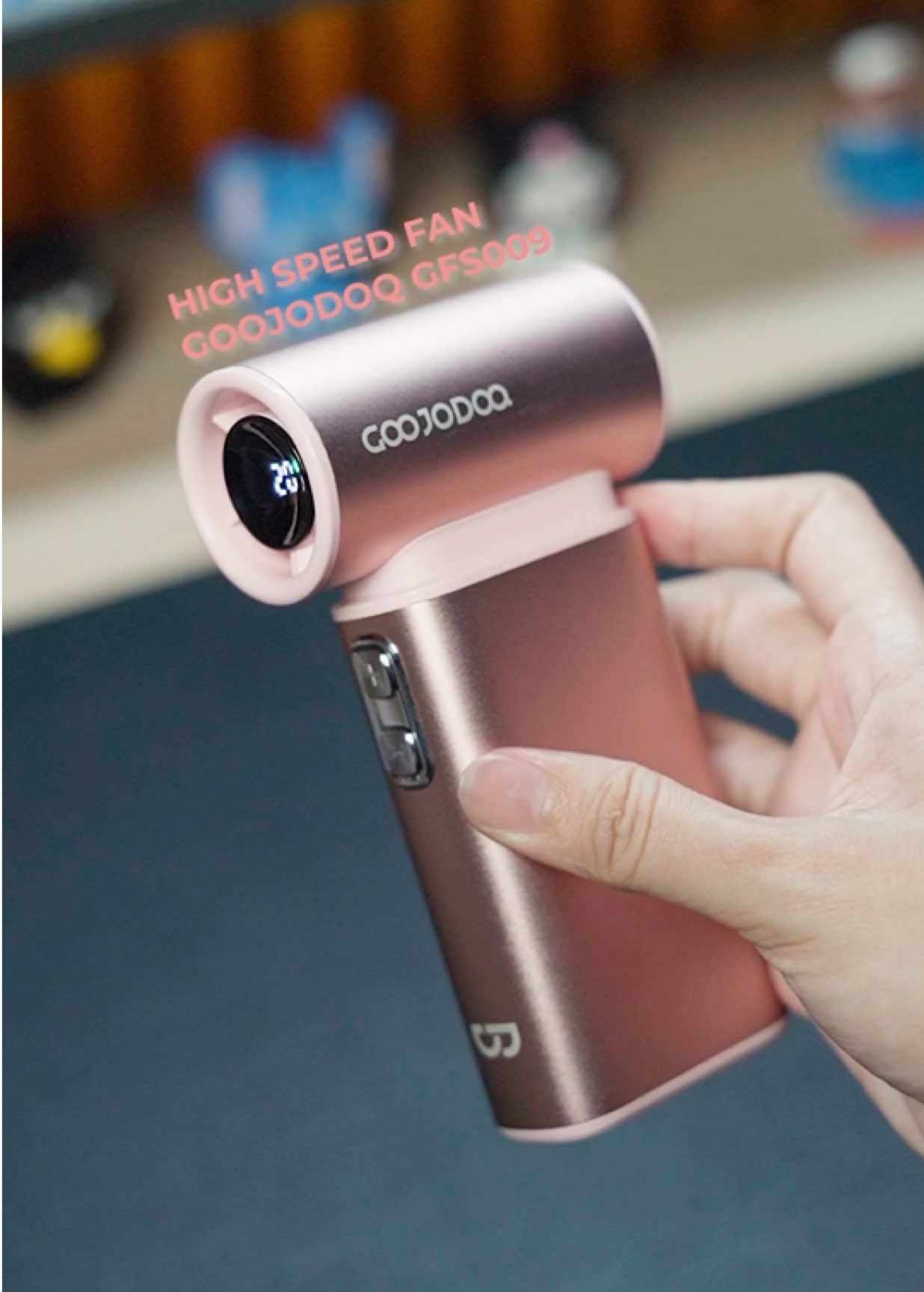 High speed fan goojodoq gfs009🤔🤩🥰#promomakangajian #kipasangin #kipasportable #kipasturbo #gjdq 
