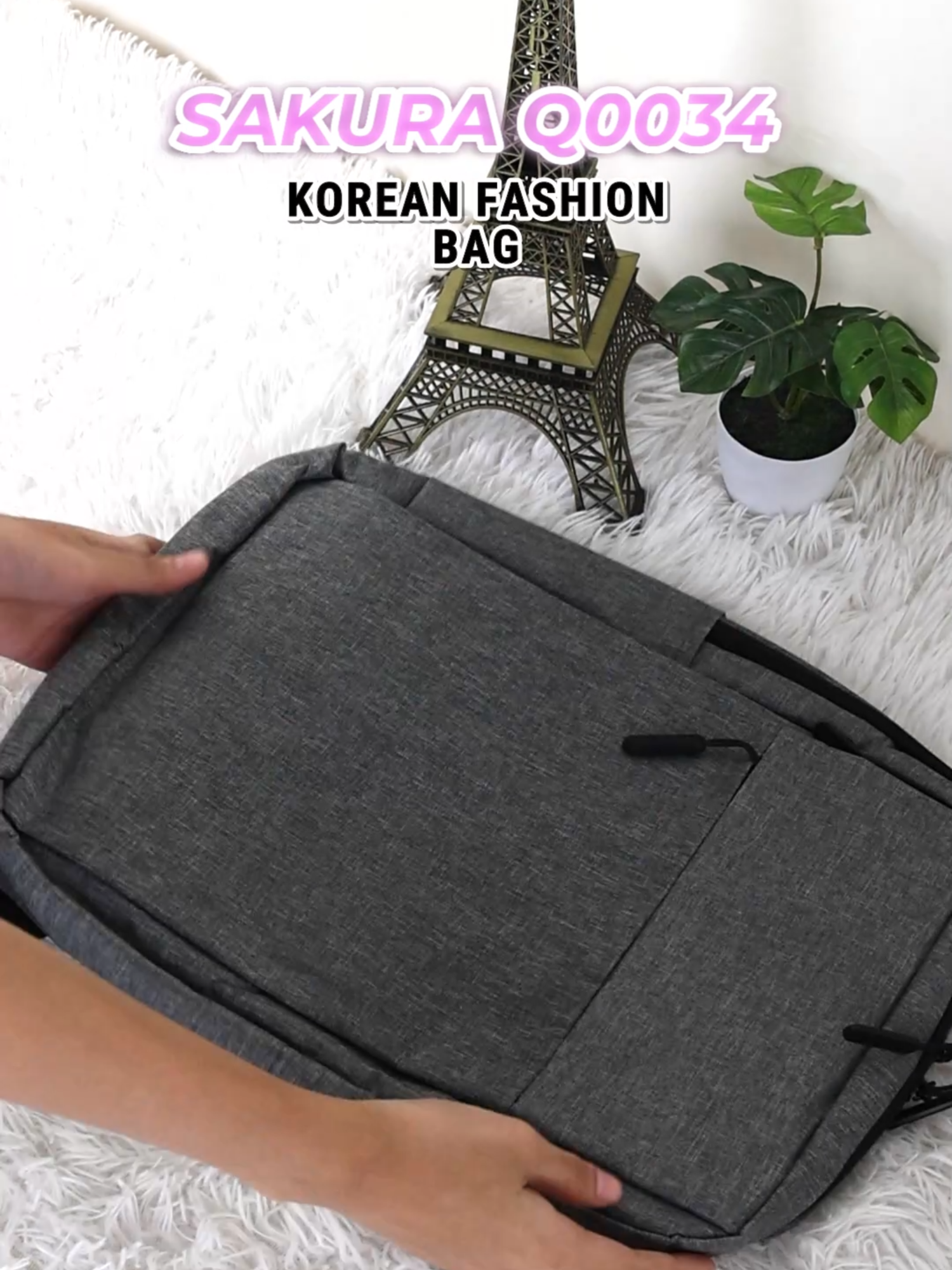 Not just a backpack✨ your all-day sidekick. Fits your laptop, charger, files, and a whole lot of hustle. 🛄✨ #bag #backpack #fyp #tiktokfinds #musthave #collegestudentbag #sakurafashionshop🌸