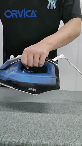 ORViCA brand iron Large capacity water tank Free kettle 5 levels modes can be adjusted 2 modes to switch between! 1 second steam! #iron #electriciron #steamiron #fly #dryiron 