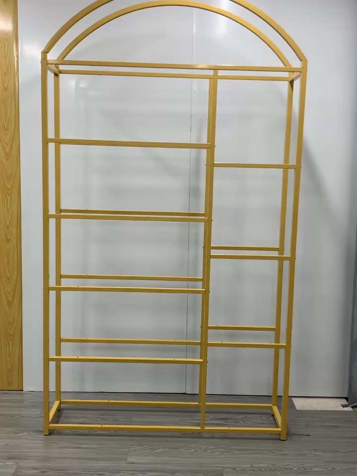 [ Kho kệ cho shop] Kệ khung sắt mặt ván gỗ phủ melamin chống trầy trưng đồ shop giày dép, mỹ phẩm, phụ kiện shop VNS-037 Sdt @9..86 bốn một 2, bốn...1 năm.