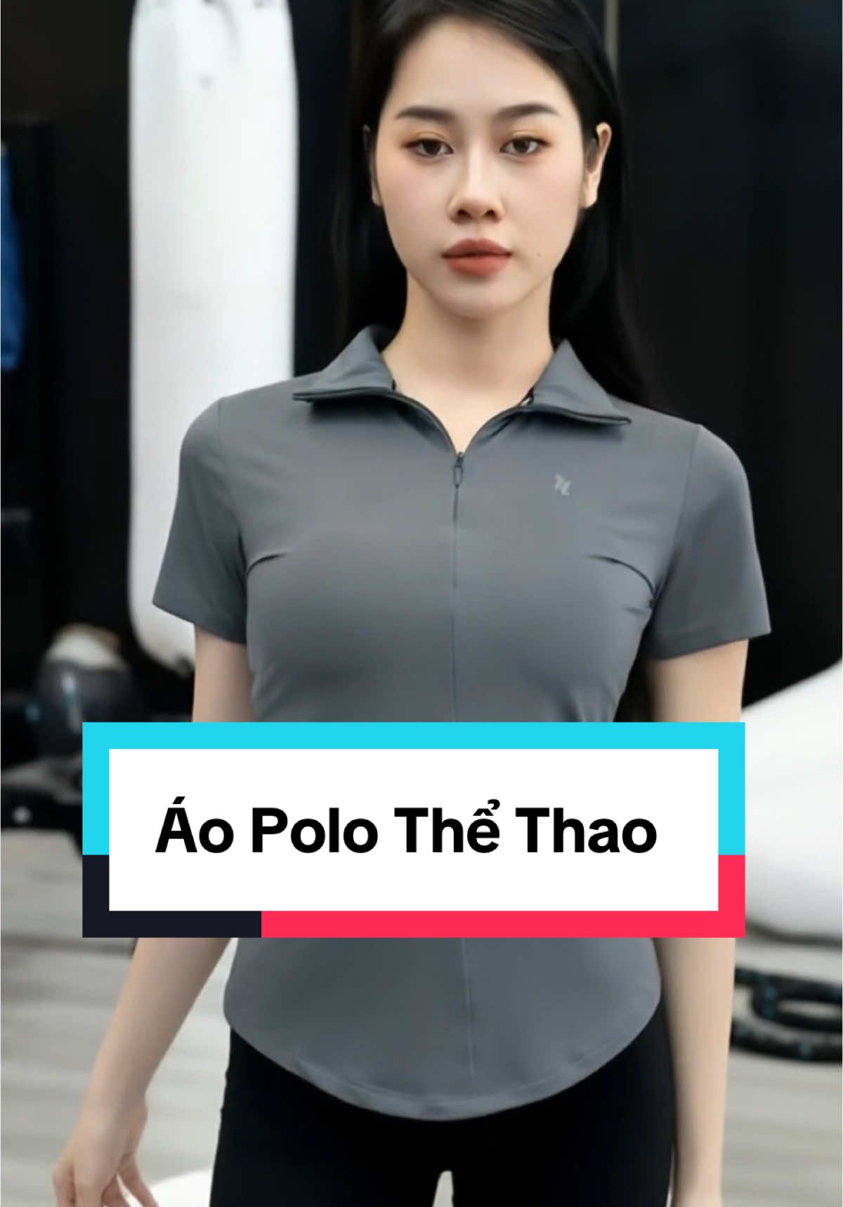 Áo polo thể thao nữ Reeta cổ áo khóa kéo,chất liệu thun thể thao co giãn, mềm mịn tập tennis, cầu lông, pickleball, chạy bộ... #thoitrangthethao  #aothunthethao  #aopolo 