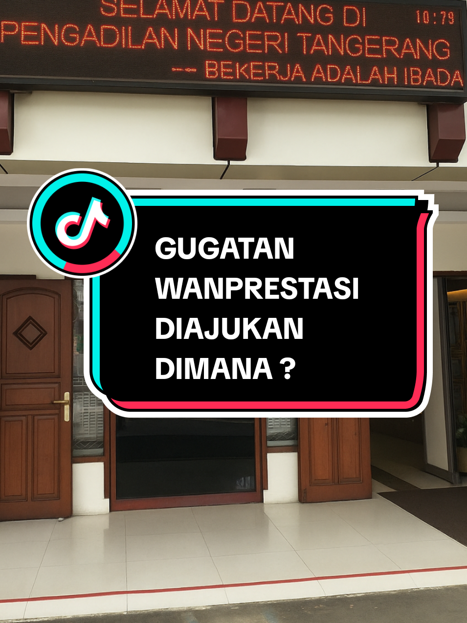 GUGATAN WANPRESTASI DIAJUKAN DIMANA ? Karena wanprestasi adalah perkara perdata, maka diajukan ke Pengadilan Negeri tempat tergugat berdomisili