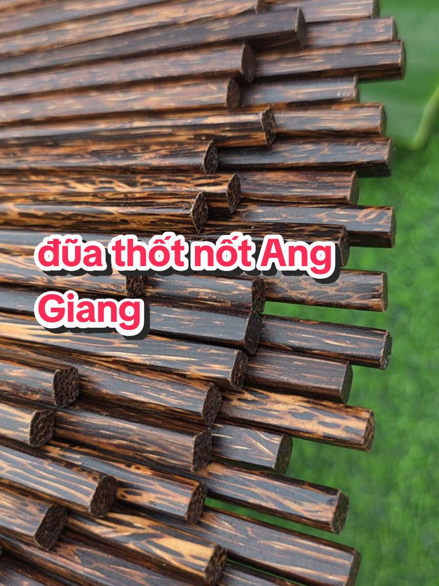 đũa thốt nốt Ang Giang đẹp sang trọng tự nhiên an toàn #tiktokshop #muataitiktokshop #muataitiktok #dua #duathotnot #dodungnhabep #hanhvuive 