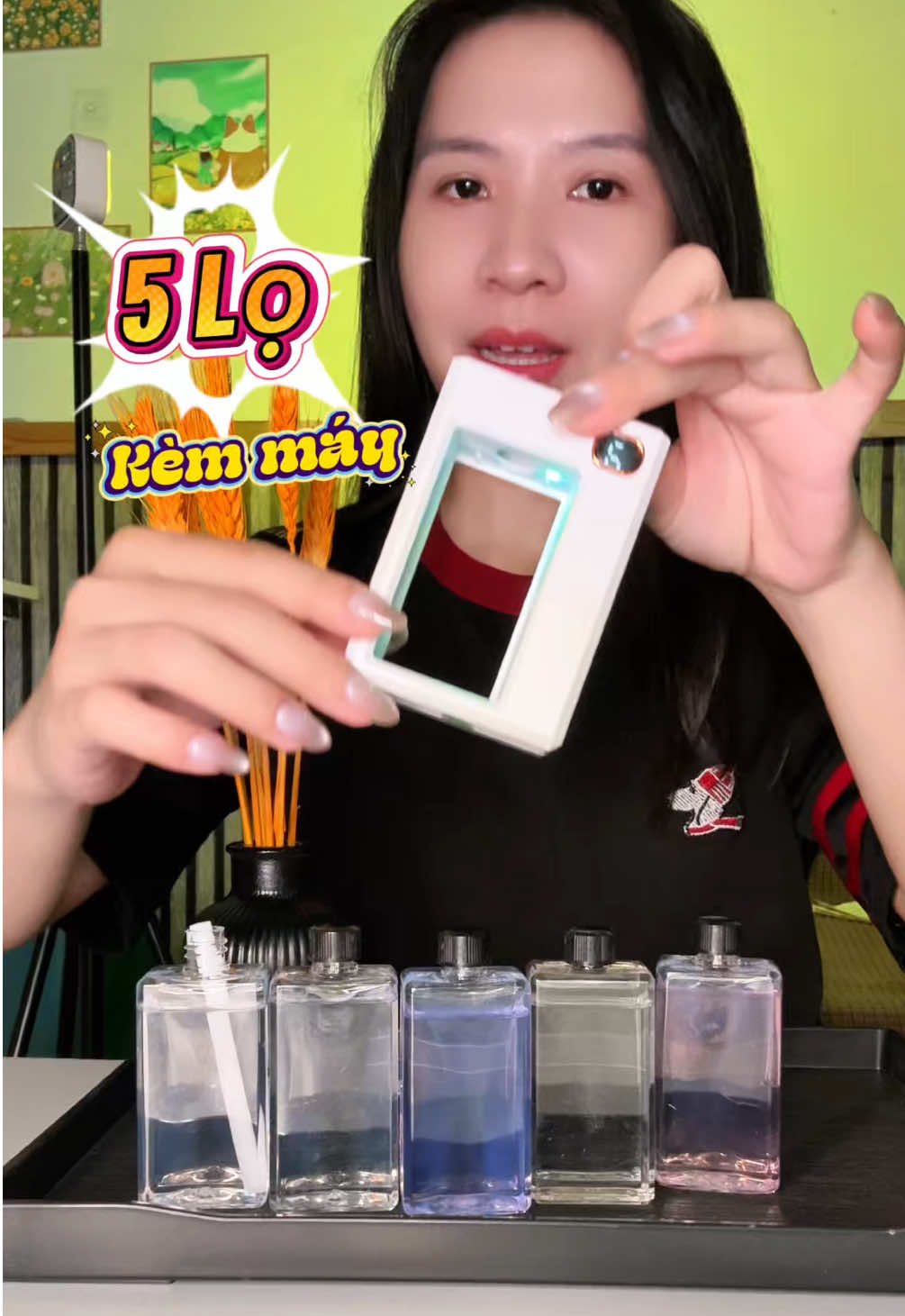 Tinh dầu 5 chai kèm máy 139 freeship #tinhdauthomphong #tinhdauthomphongngu #mayxongtinhdau #mayxonghuongthom 