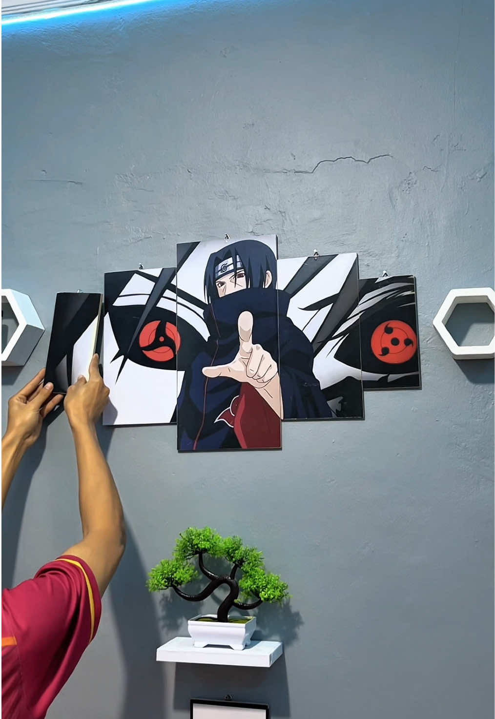 poster gambar uchiha itachi #kamaraesthetic #poster #hiasandinding #fyp 